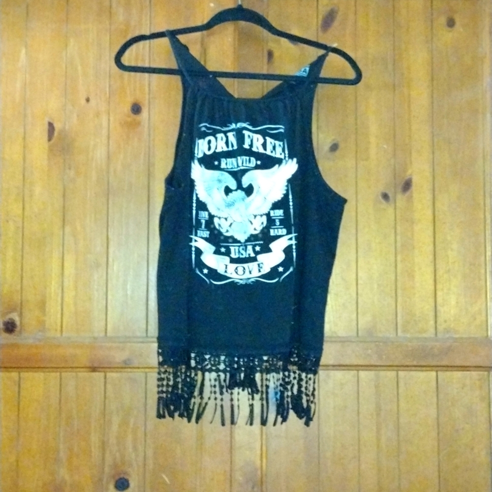 Born Free tassel tank!
